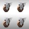 Service Caster 3 Inch SS High Temp Glass Filled Nylon Wheel Swivel Top Plate Caster Set SCC SCC-SS20S314-GFNSHT-4 - alternate 1